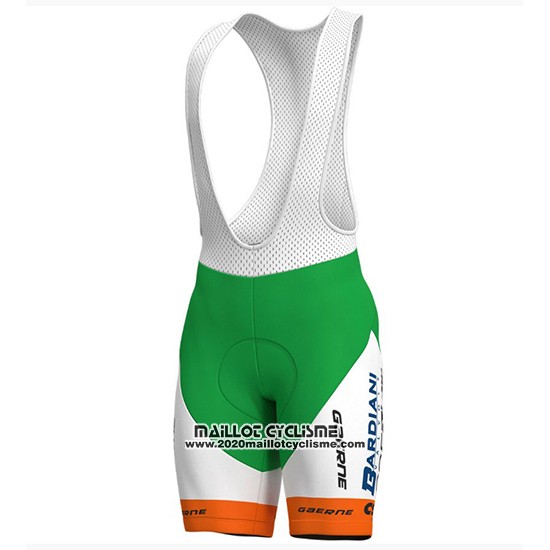 2018 Maillot Ciclismo Bardiani CSF Vert et Blanc Manches Courtes et Cuissard